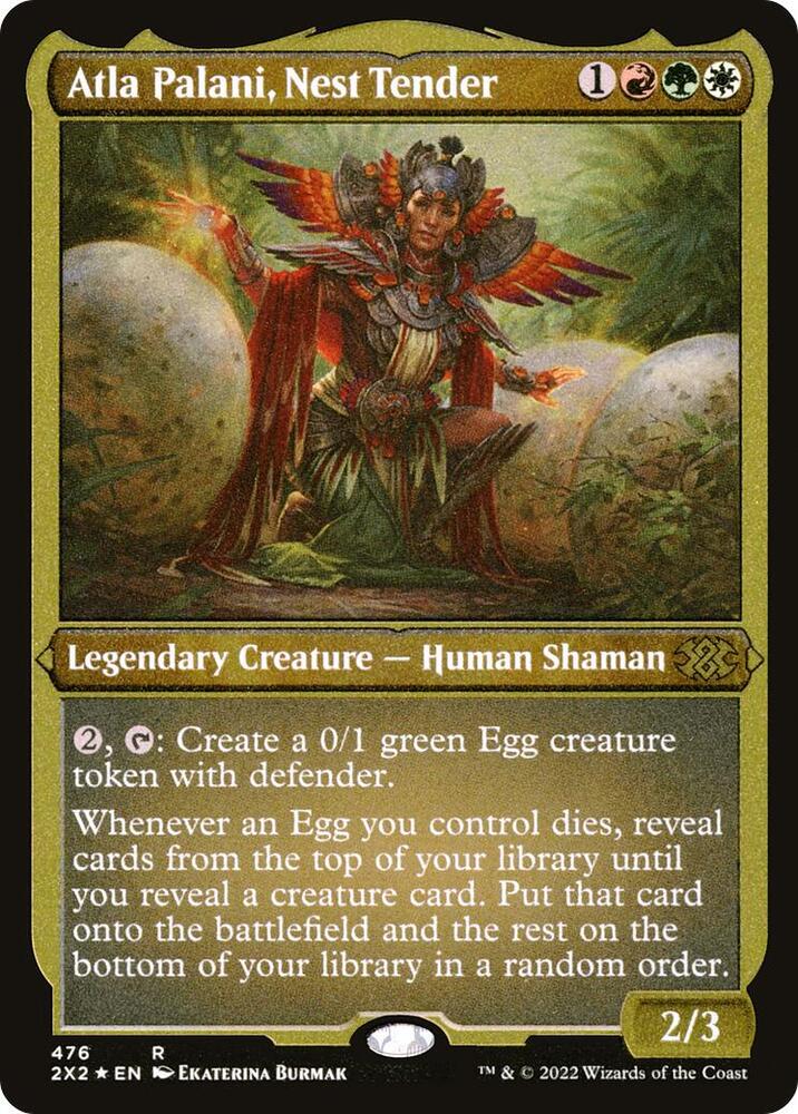 Atla Palani, Nest Tender (Foil Etched) [Double Masters 2022] 476