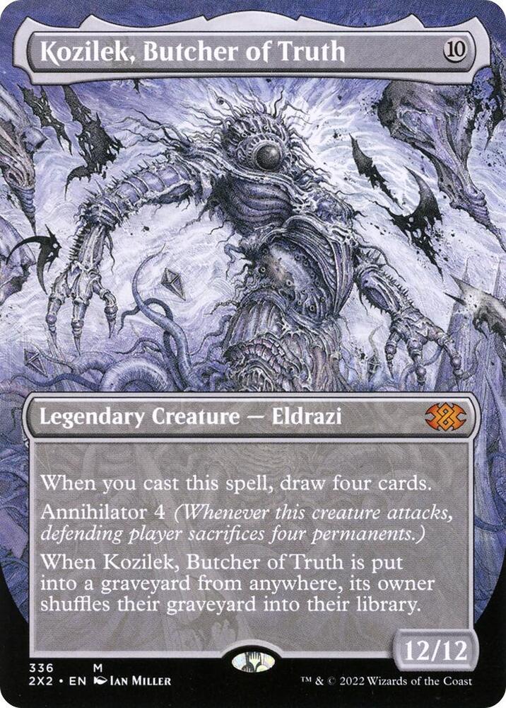 Kozilek, Butcher of Truth (Borderless) [Double Masters 2022] 336