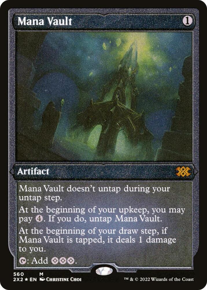Mana Vault (Foil Etched) [Double Masters 2022] 560