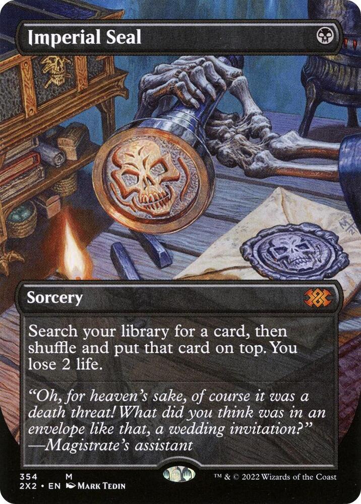 Imperial Seal (Borderless) [Double Masters 2022] 354