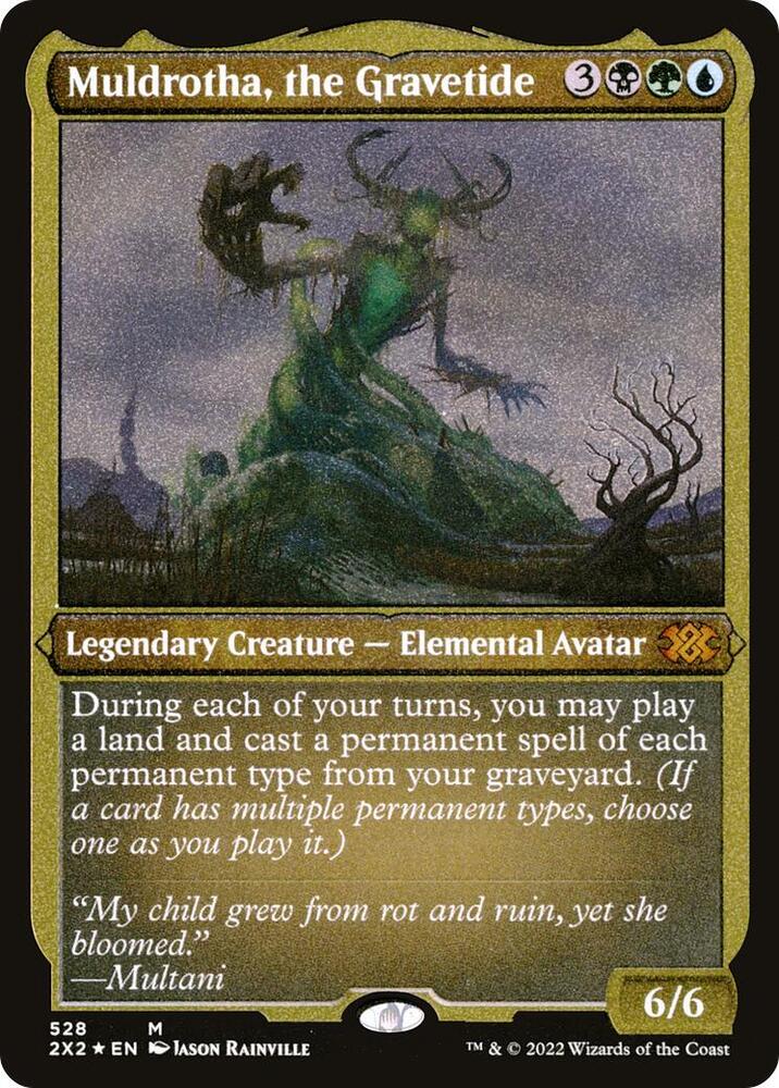 Muldrotha, the Gravetide (Foil Etched) [Double Masters 2022] 528