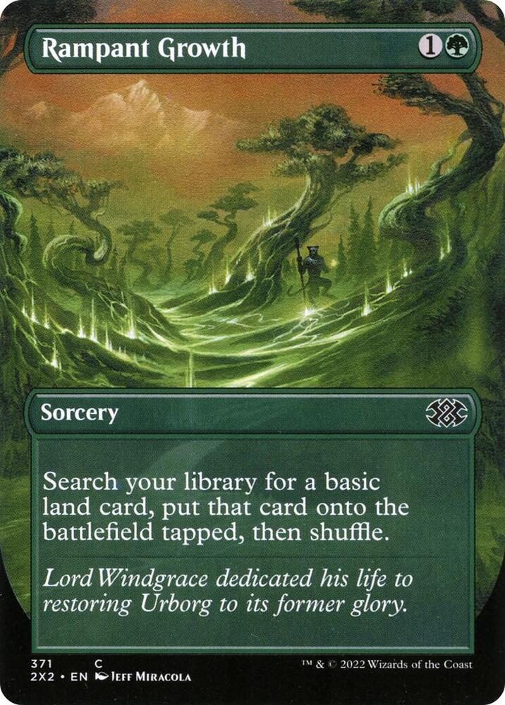 Rampant Growth (Borderless) [Double Masters 2022] 371