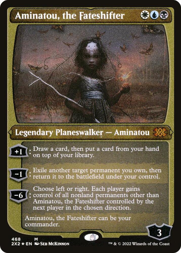 Aminatou, the Fateshifter (Foil Etched) [Double Masters 2022] 468