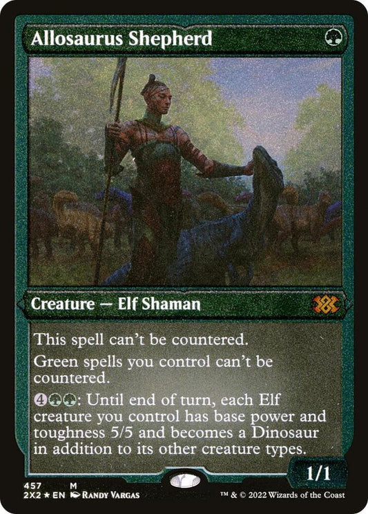 Allosaurus Shepherd (Foil Etched) [Double Masters 2022] 457