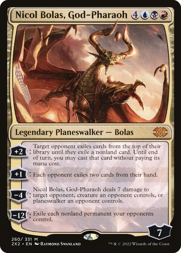 Nicol Bolas, God-Pharaoh [Double Masters 2022] 260