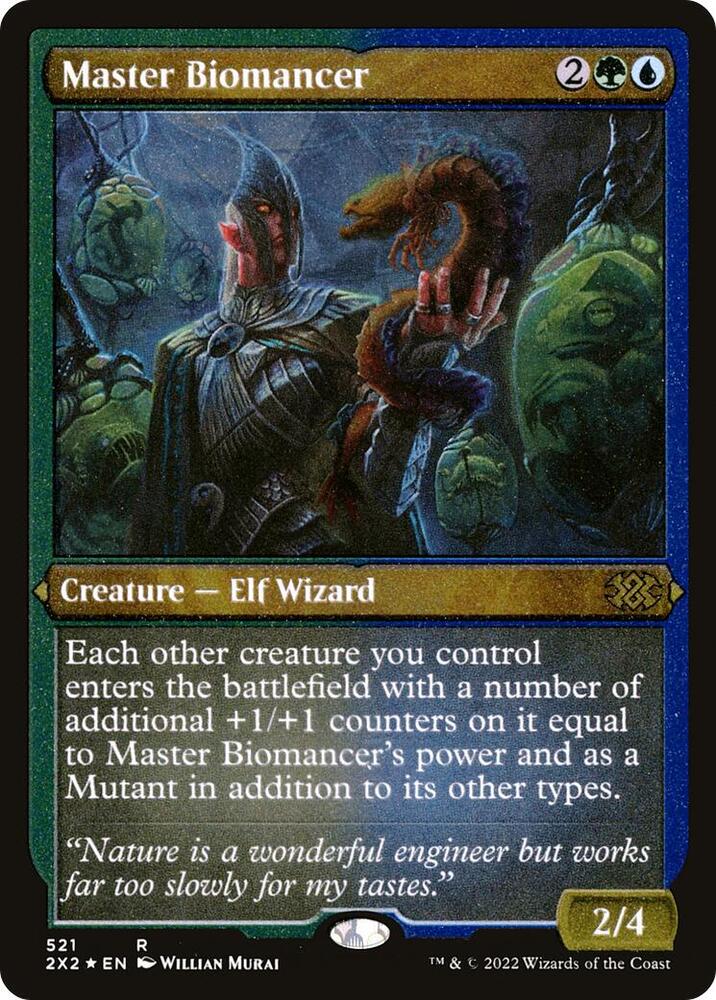 Master Biomancer (Foil Etched) [Double Masters 2022] 521
