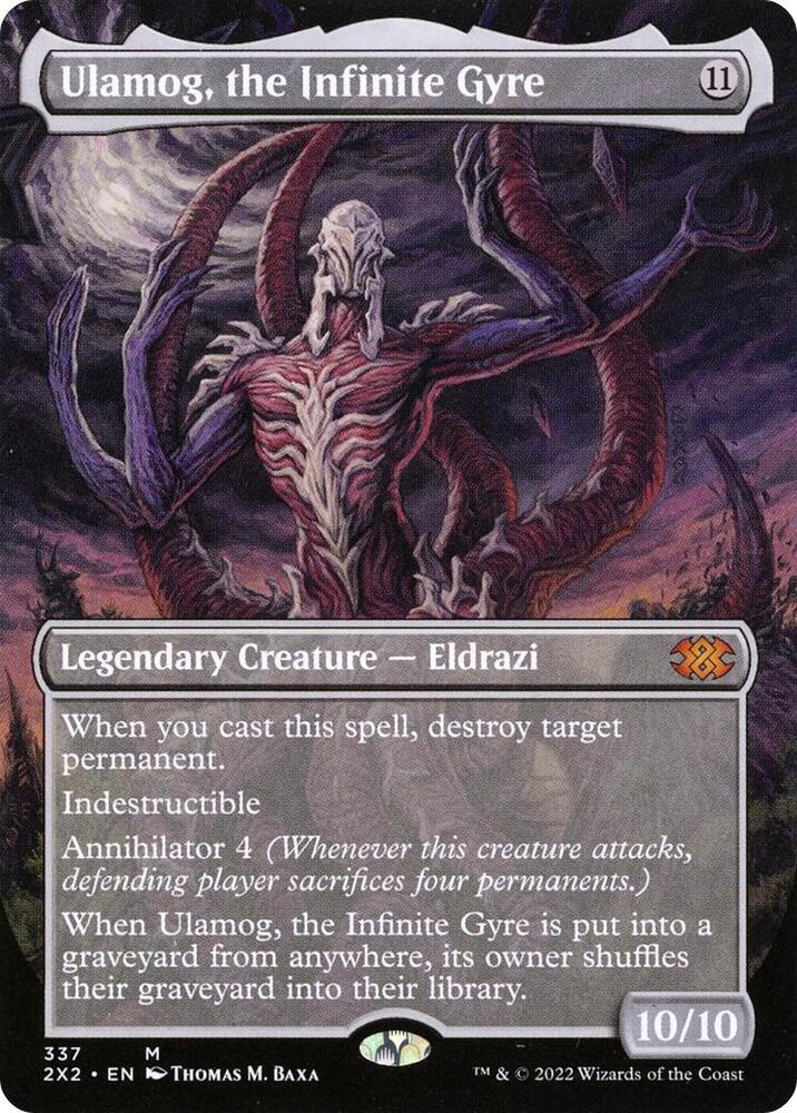 Ulamog, the Infinite Gyre (Borderless) [Double Masters 2022] 337