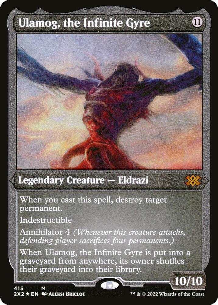 Ulamog, the Infinite Gyre (Foil Etched) [Double Masters 2022] 415