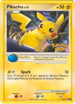 Pikachu (Pokemon Day Stamped) [POP Series 6] 009/017
