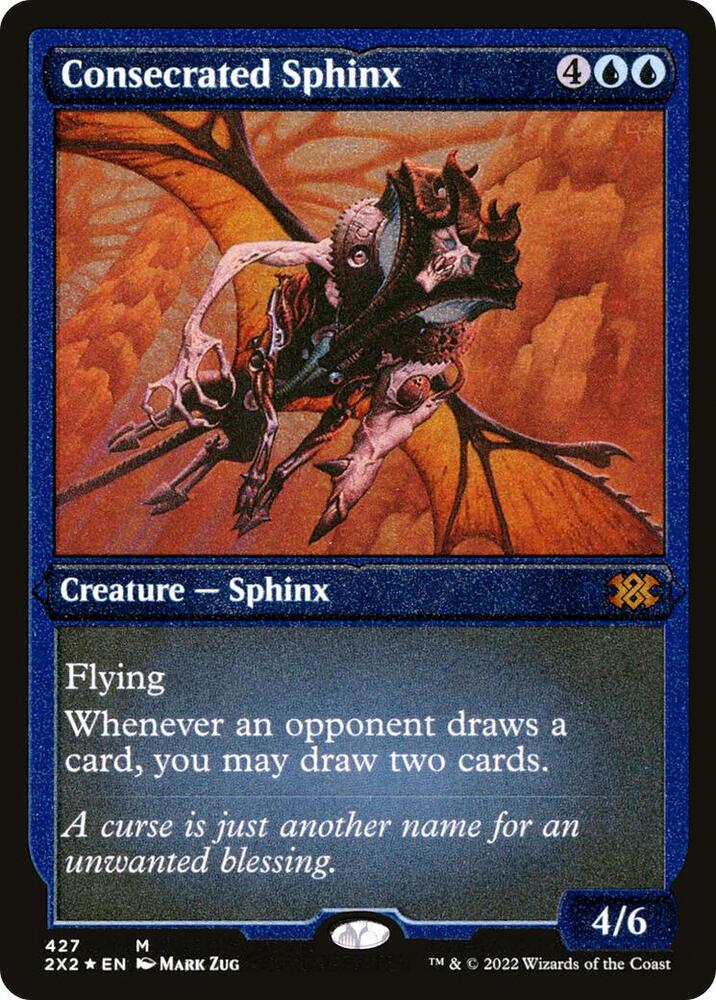 Consecrated Sphinx (Foil Etched) [Double Masters 2022] 427