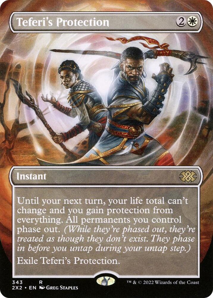 Teferi's Protection (Borderless) [Double Masters 2022] 343