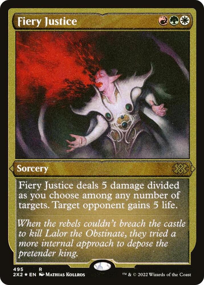 Fiery Justice (Foil Etched) [Double Masters 2022] 495