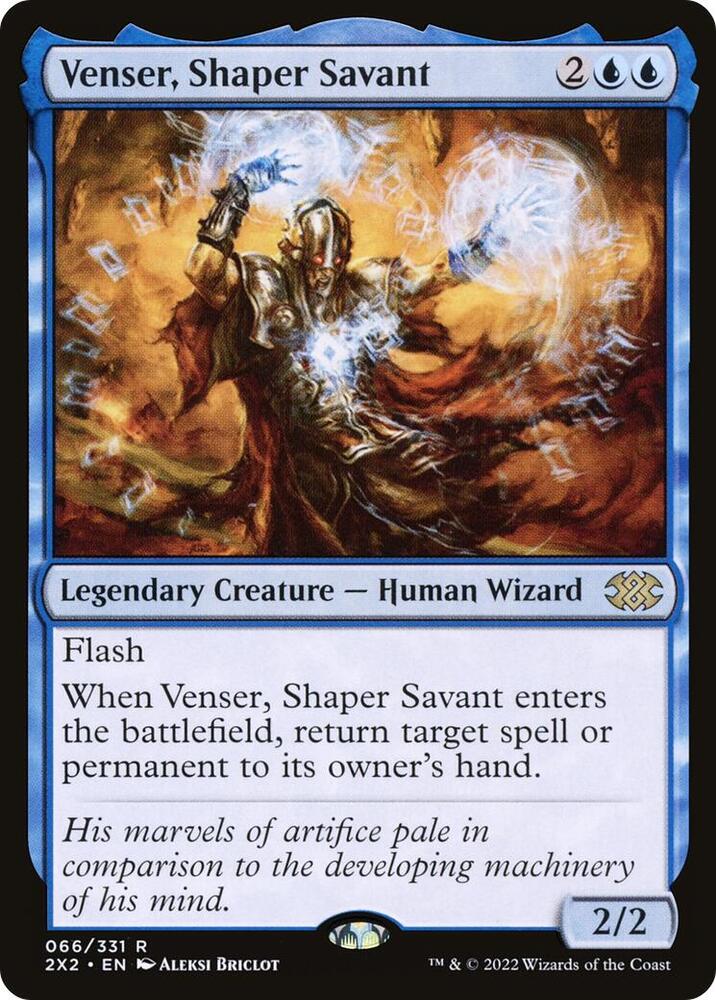 Venser, Shaper Savant [Double Masters 2022] 66