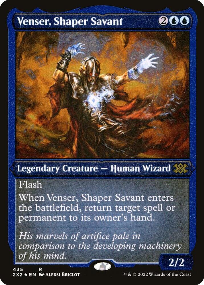 Venser, Shaper Savant (Foil Etched) [Double Masters 2022] 435