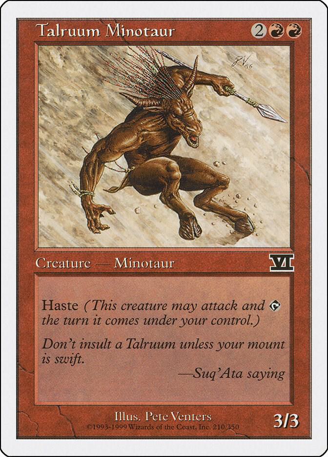 Talruum Minotaur [Classic Sixth Edition] 210