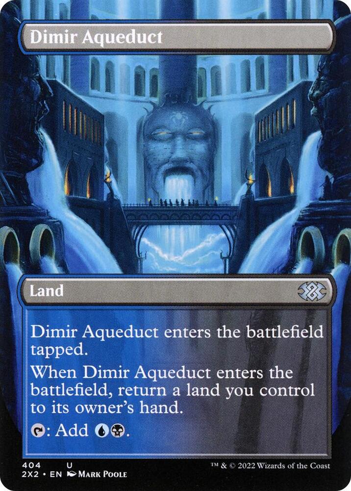 Dimir Aqueduct (Borderless) [Double Masters 2022] 404
