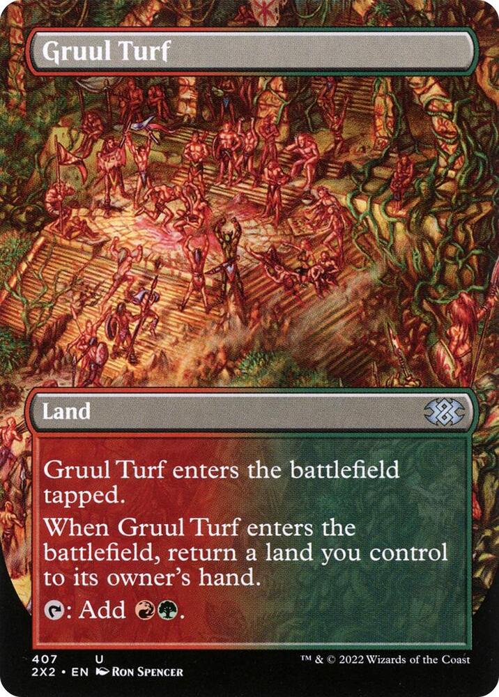 Gruul Turf (Borderless) [Double Masters 2022] 407