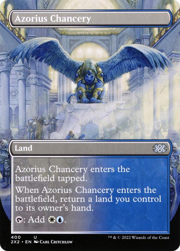 Azorius Chancery (Borderless) [Double Masters 2022] 400