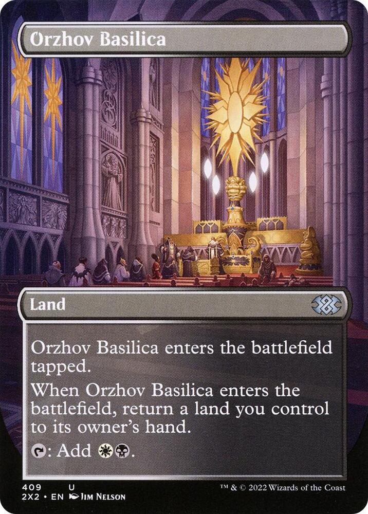 Orzhov Basilica (Borderless) [Double Masters 2022] 409