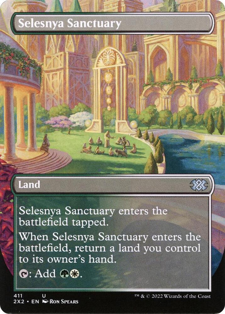 Selesnya Sanctuary (Borderless) [Double Masters 2022] 411