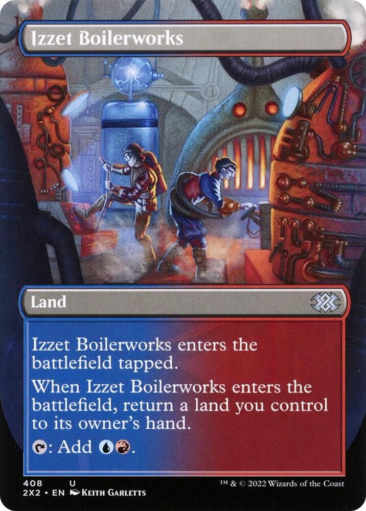Izzet Boilerworks (Borderless) [Double Masters 2022] 408