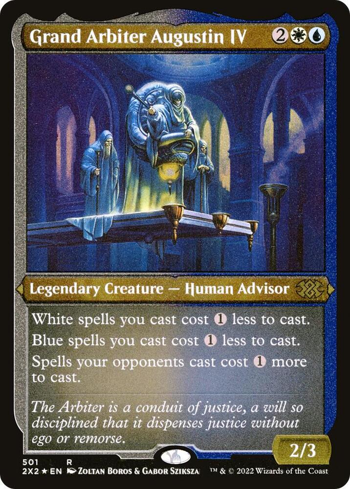 Grand Arbiter Augustin IV (Foil Etched) [Double Masters 2022] 501