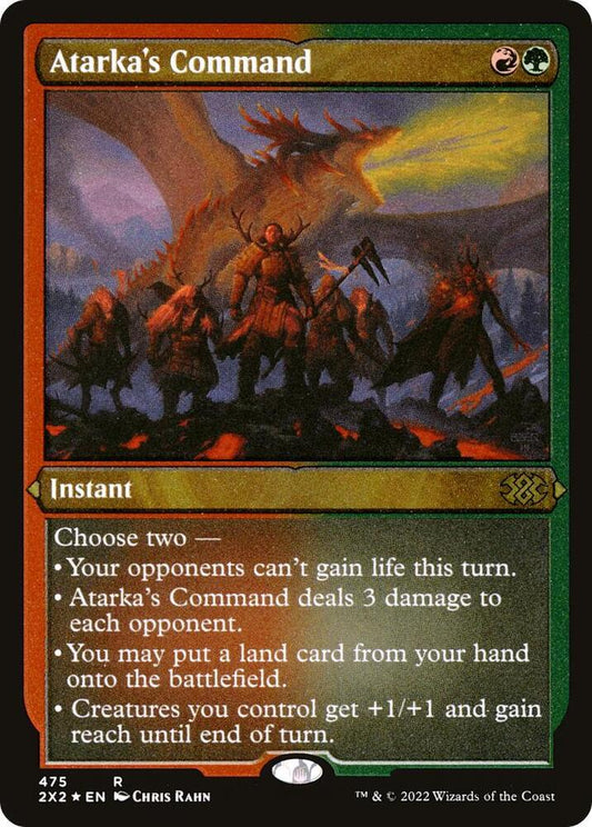 Atarka's Command (Foil Etched) [Double Masters 2022] 475