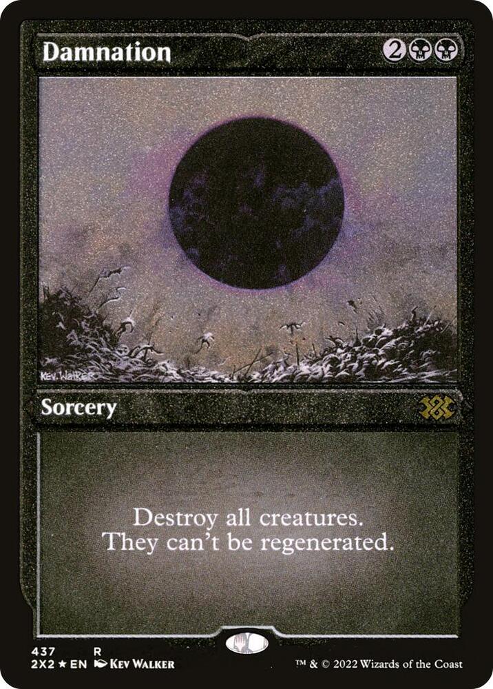 Damnation (Foil Etched) [Double Masters 2022] 437