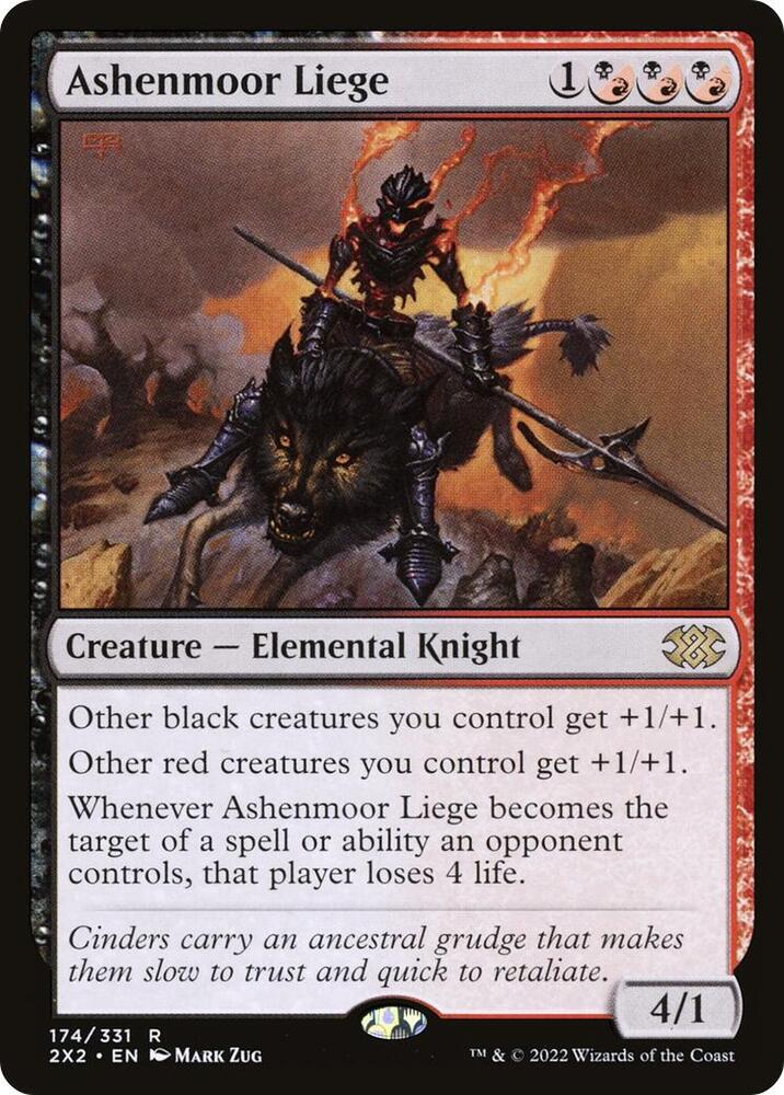 Ashenmoor Liege [Double Masters 2022] 174