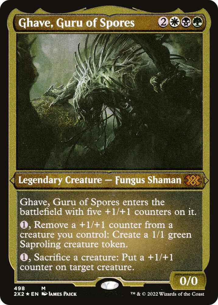Ghave, Guru of Spores (Foil Etched) [Double Masters 2022] 498
