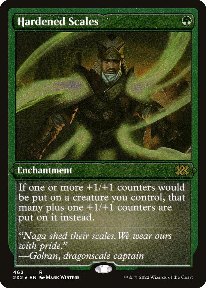 Hardened Scales (Foil Etched) [Double Masters 2022] 462