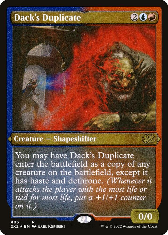 Dack's Duplicate (Foil Etched) [Double Masters 2022] 483