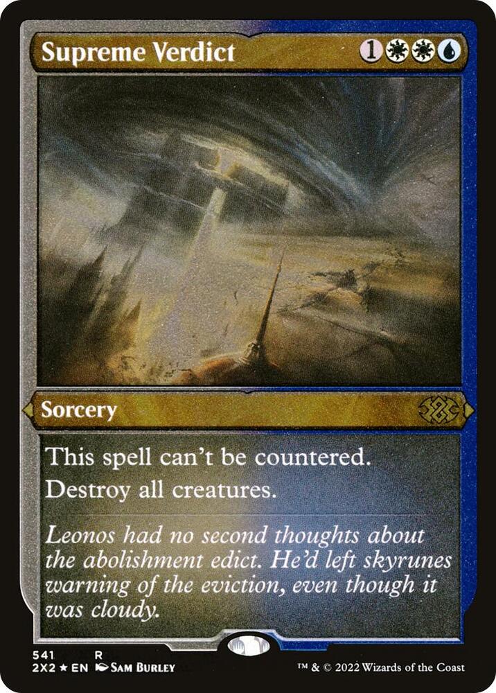 Supreme Verdict (Foil Etched) [Double Masters 2022] 541