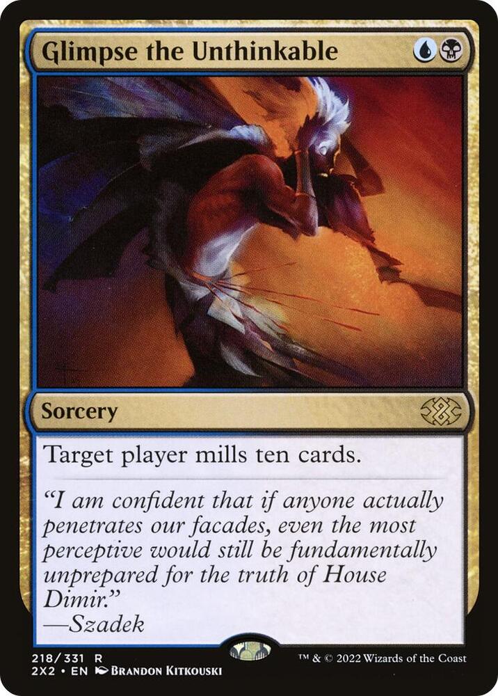 Glimpse the Unthinkable [Double Masters 2022] 218