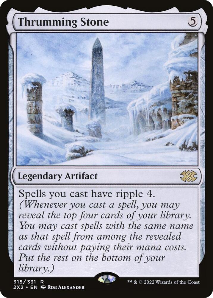 Thrumming Stone [Double Masters 2022] 315