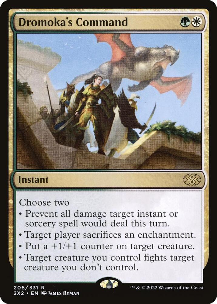 Dromoka's Command [Double Masters 2022] 206