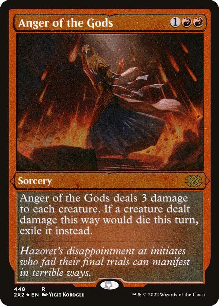 Anger of the Gods (Foil Etched) [Double Masters 2022] 448