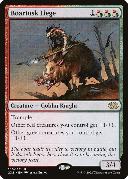 Boartusk Liege [Double Masters 2022] 186