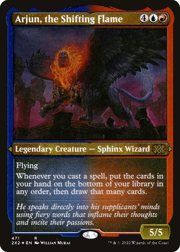 Arjun, the Shifting Flame (Foil Etched) [Double Masters 2022] 471