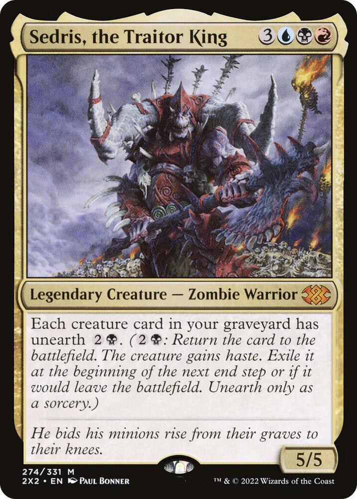 Sedris, the Traitor King [Double Masters 2022] 274