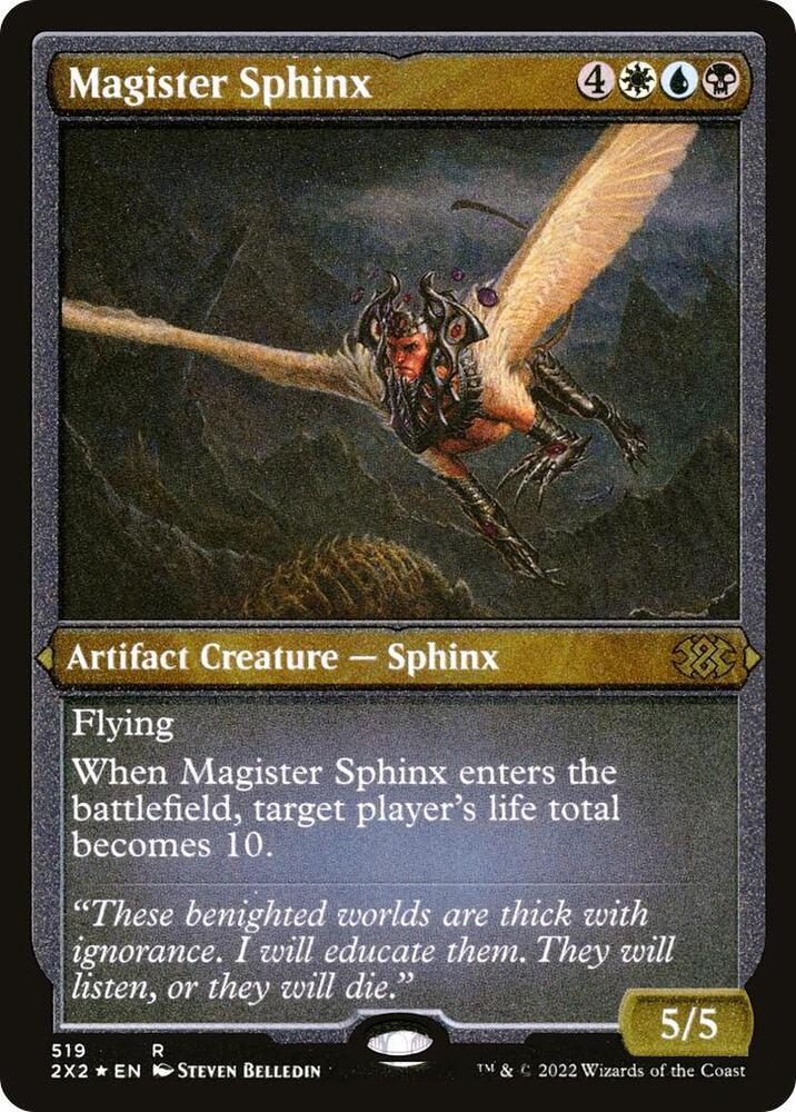 Magister Sphinx (Foil Etched) [Double Masters 2022] 519