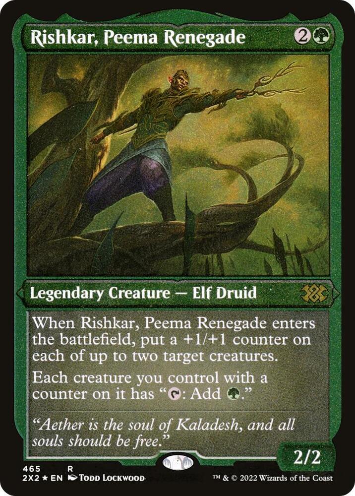 Rishkar, Peema Renegade (Foil Etched) [Double Masters 2022] 465