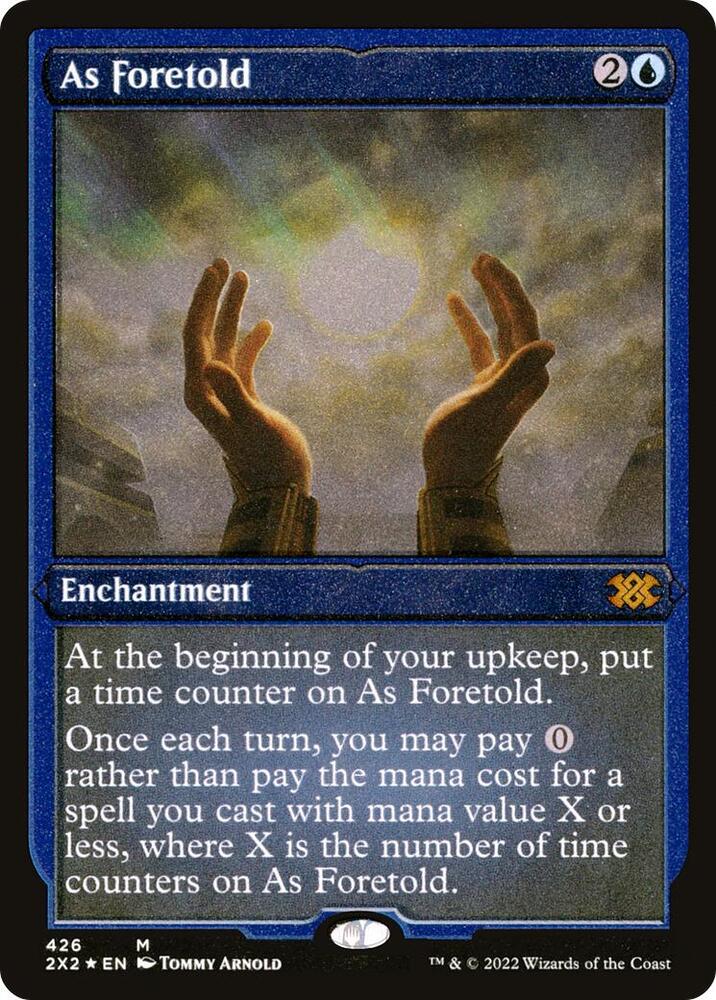As Foretold (Foil Etched) [Double Masters 2022] 426