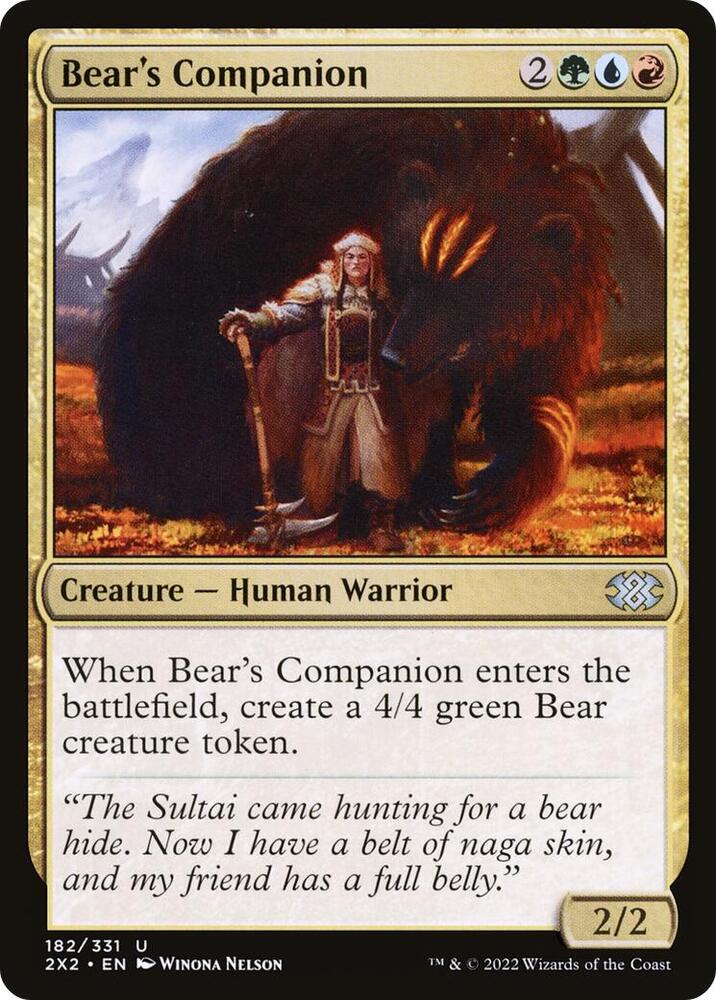 Bear's Companion [Double Masters 2022] 182