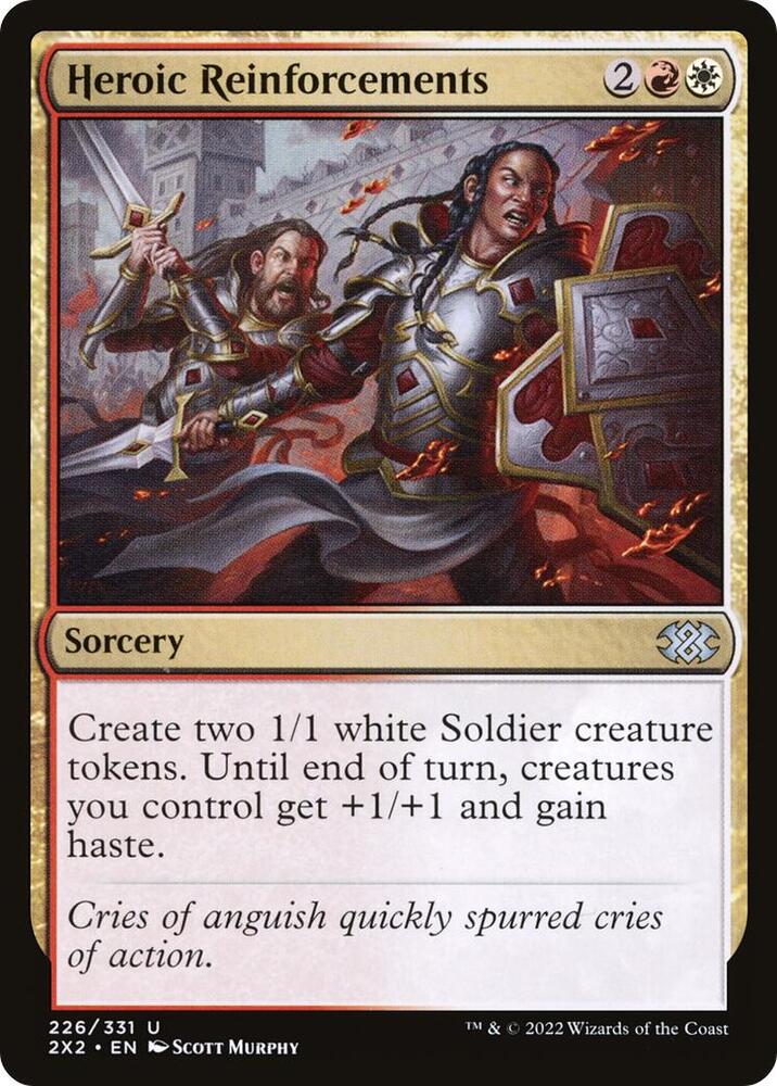 Heroic Reinforcements [Double Masters 2022] 226