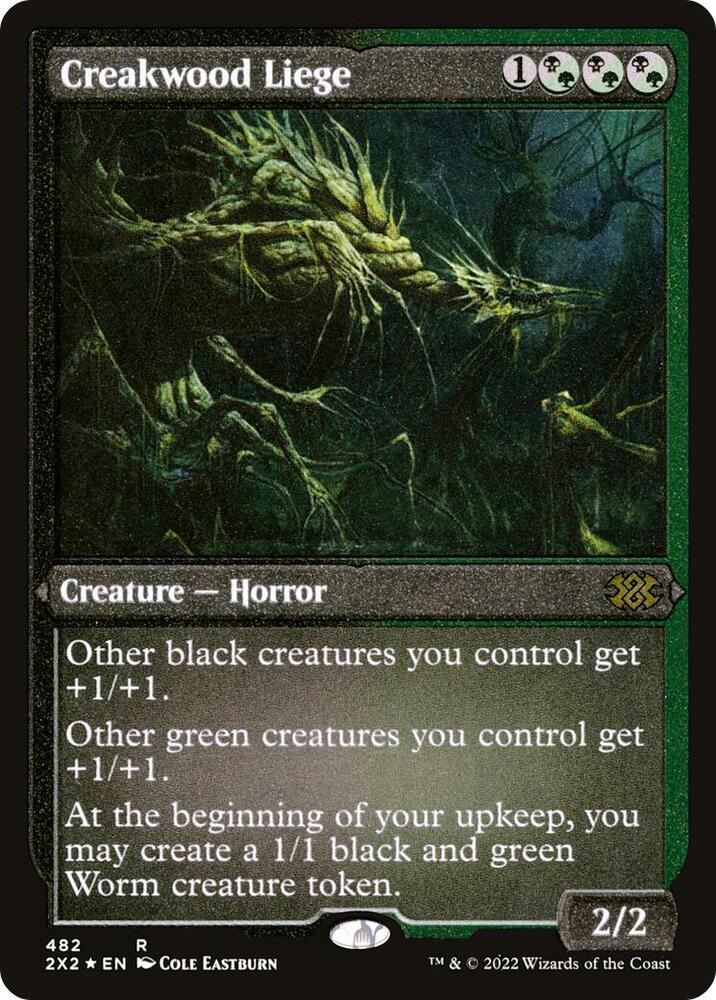 Creakwood Liege (Foil Etched) [Double Masters 2022] 482