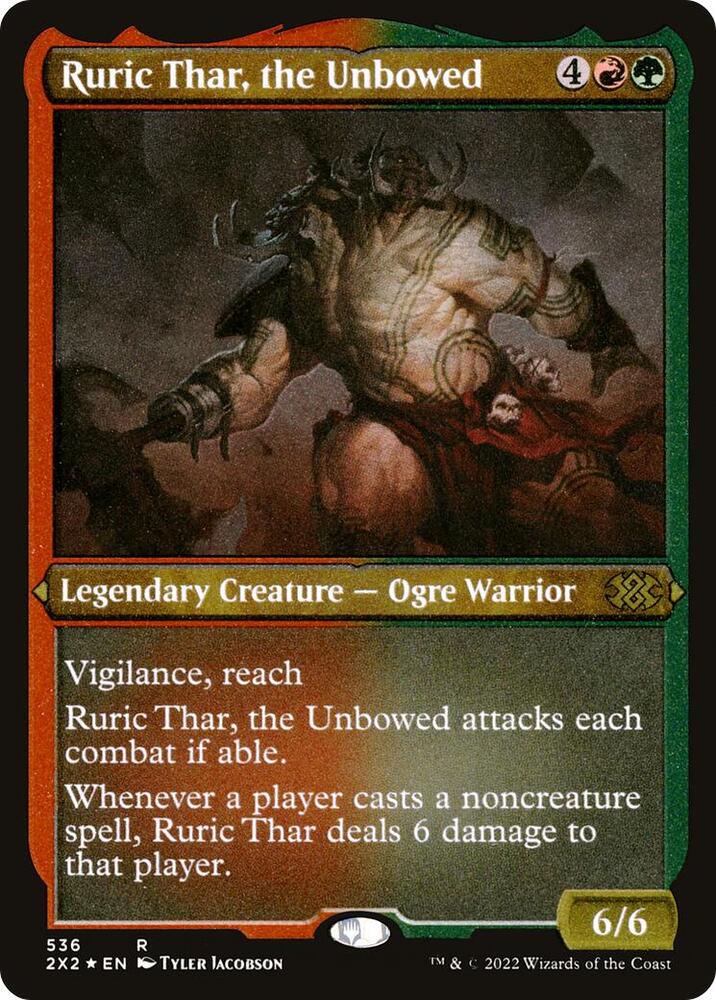 Ruric Thar, the Unbowed (Foil Etched) [Double Masters 2022] 536