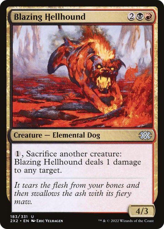 Blazing Hellhound [Double Masters 2022] 183