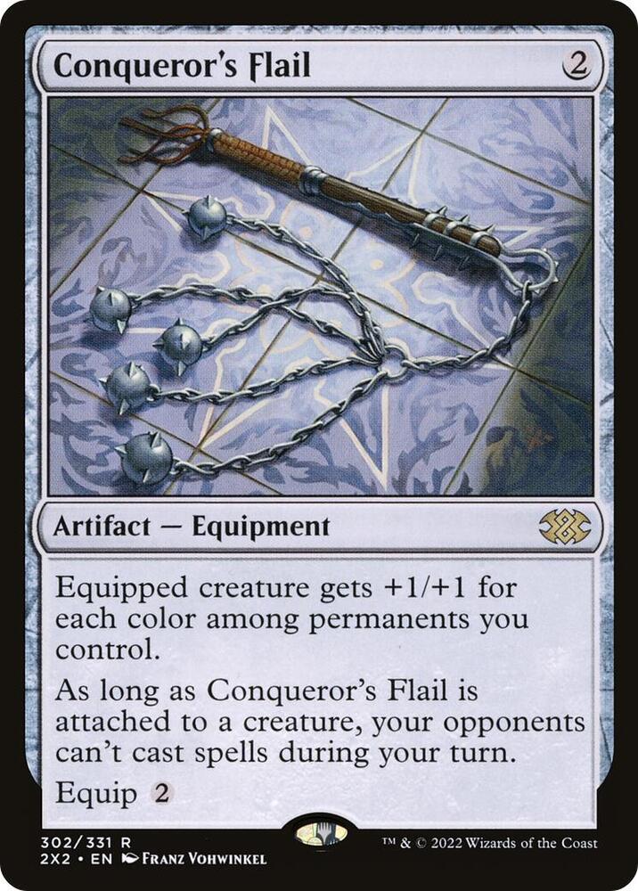 Conqueror's Flail [Double Masters 2022] 302