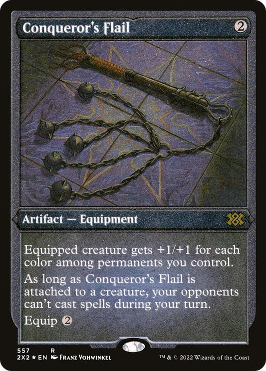 Conqueror's Flail (Foil Etched) [Double Masters 2022] 557